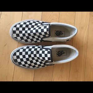 Vans checkerboard slip-ons